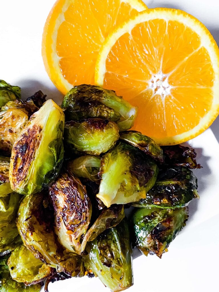 Citrus Glazed Brussels Sprouts