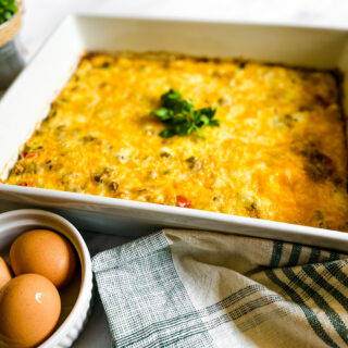 Egg, Sausage, And Cheese Breakfast Casserole