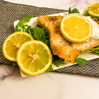 Salmon With Lemon Dill Sauce