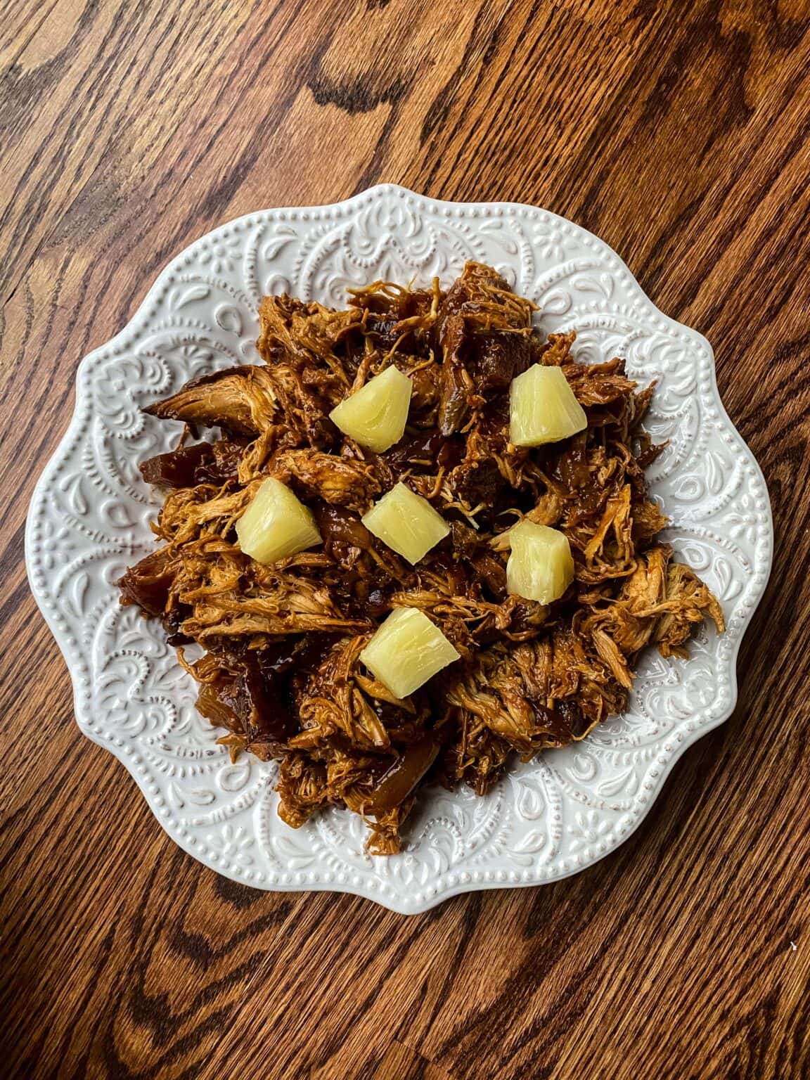 Slow Cooker Hawaiian Barbecue Chicken 5 Ingredients! Cooking With Fudge