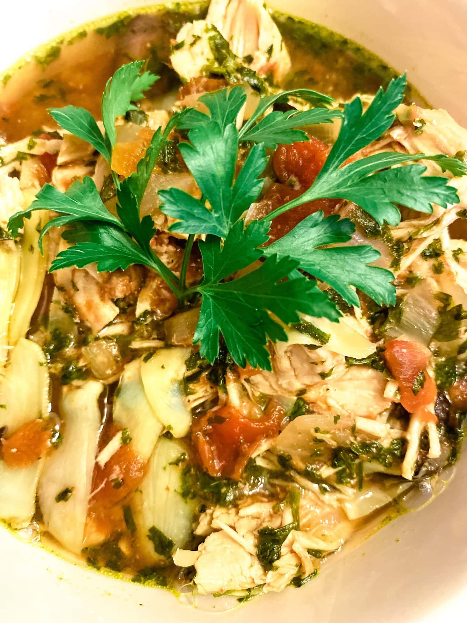 Slow Cooker Mediterranean Chicken Soup Cooking With Fudge