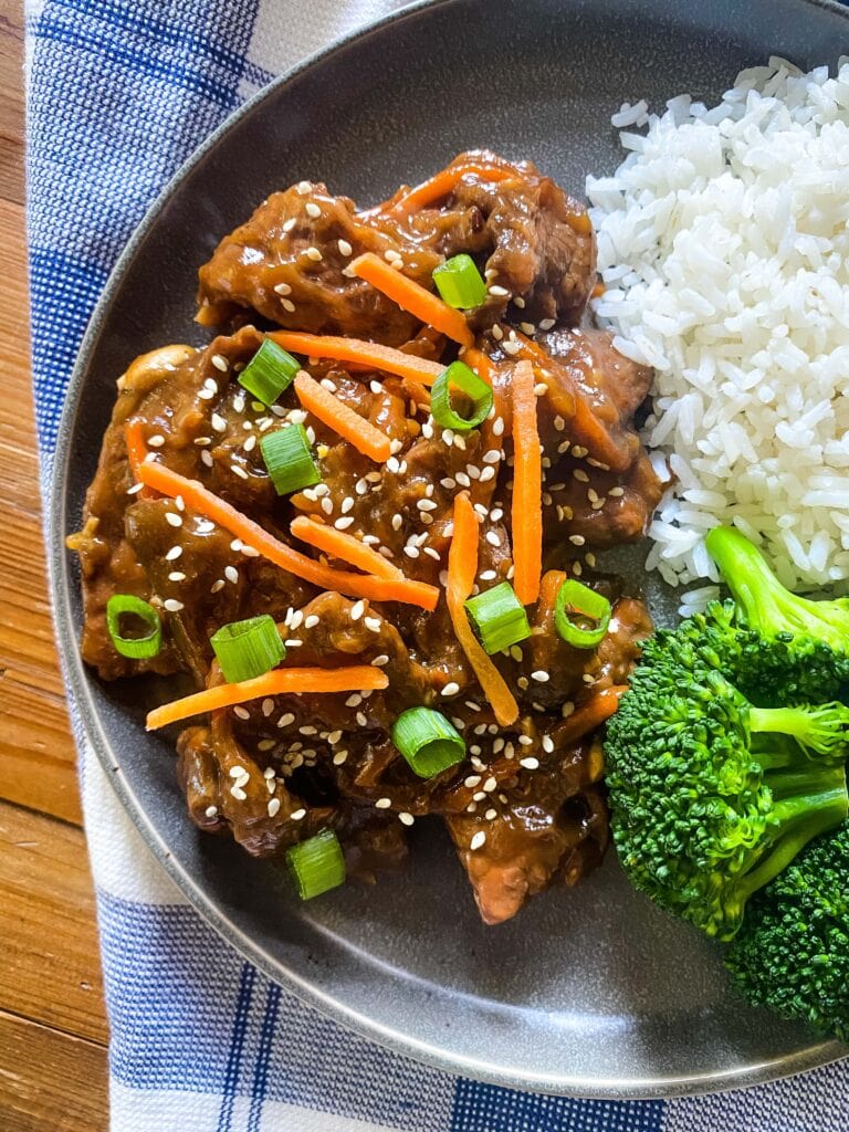 Slow Cooker Mongolian Beef