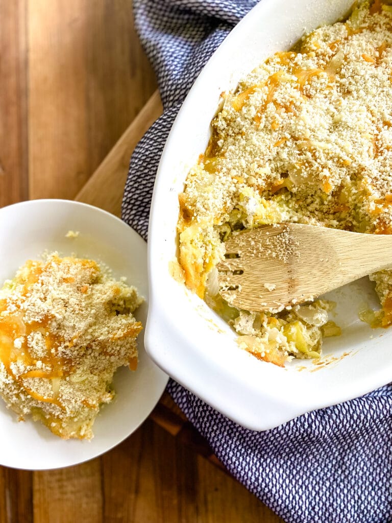 Healthy Squash Casserole - Cooking With Fudge