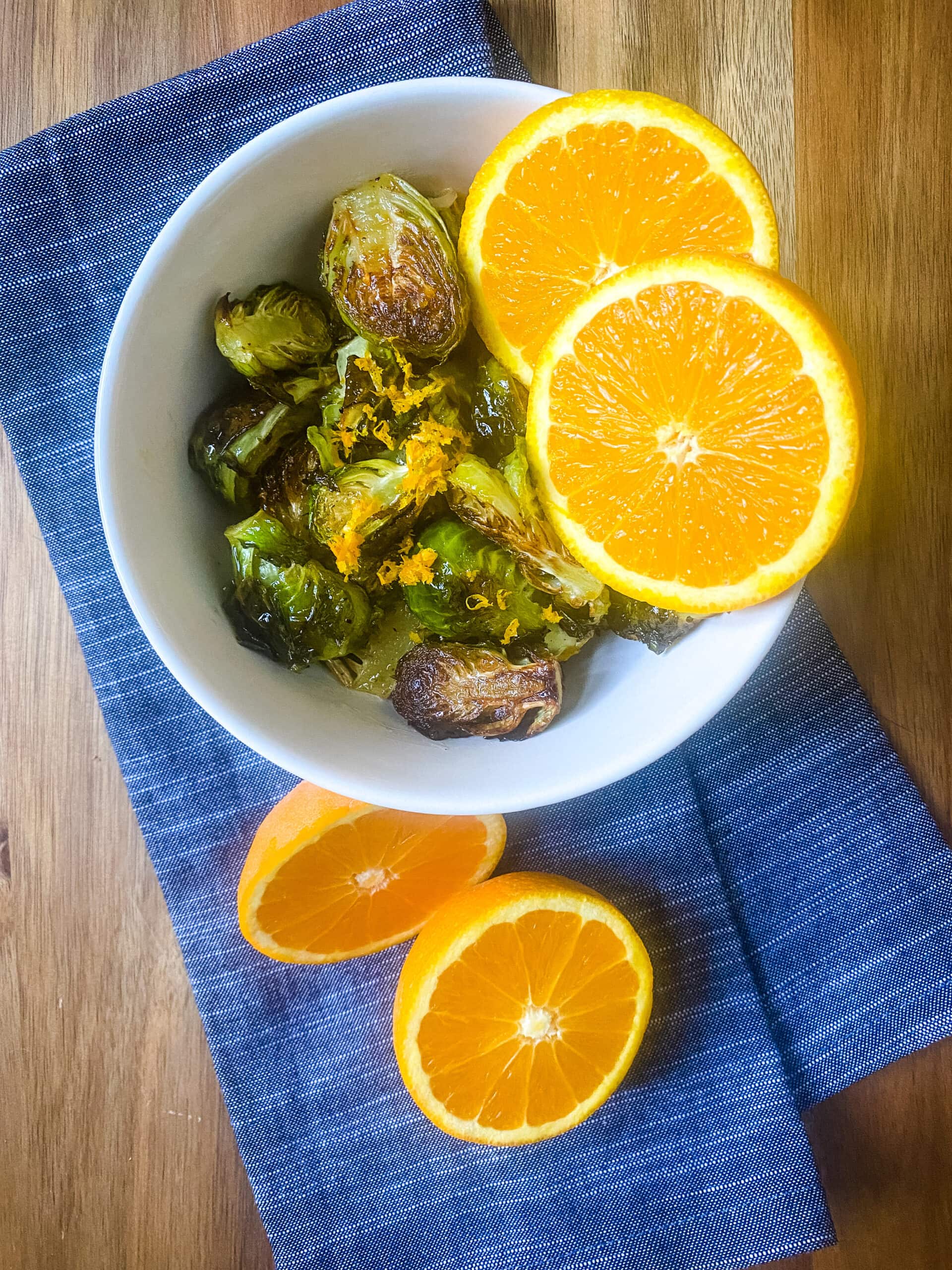 Citrus Glazed Brussels Sprouts - Cooking With Fudge