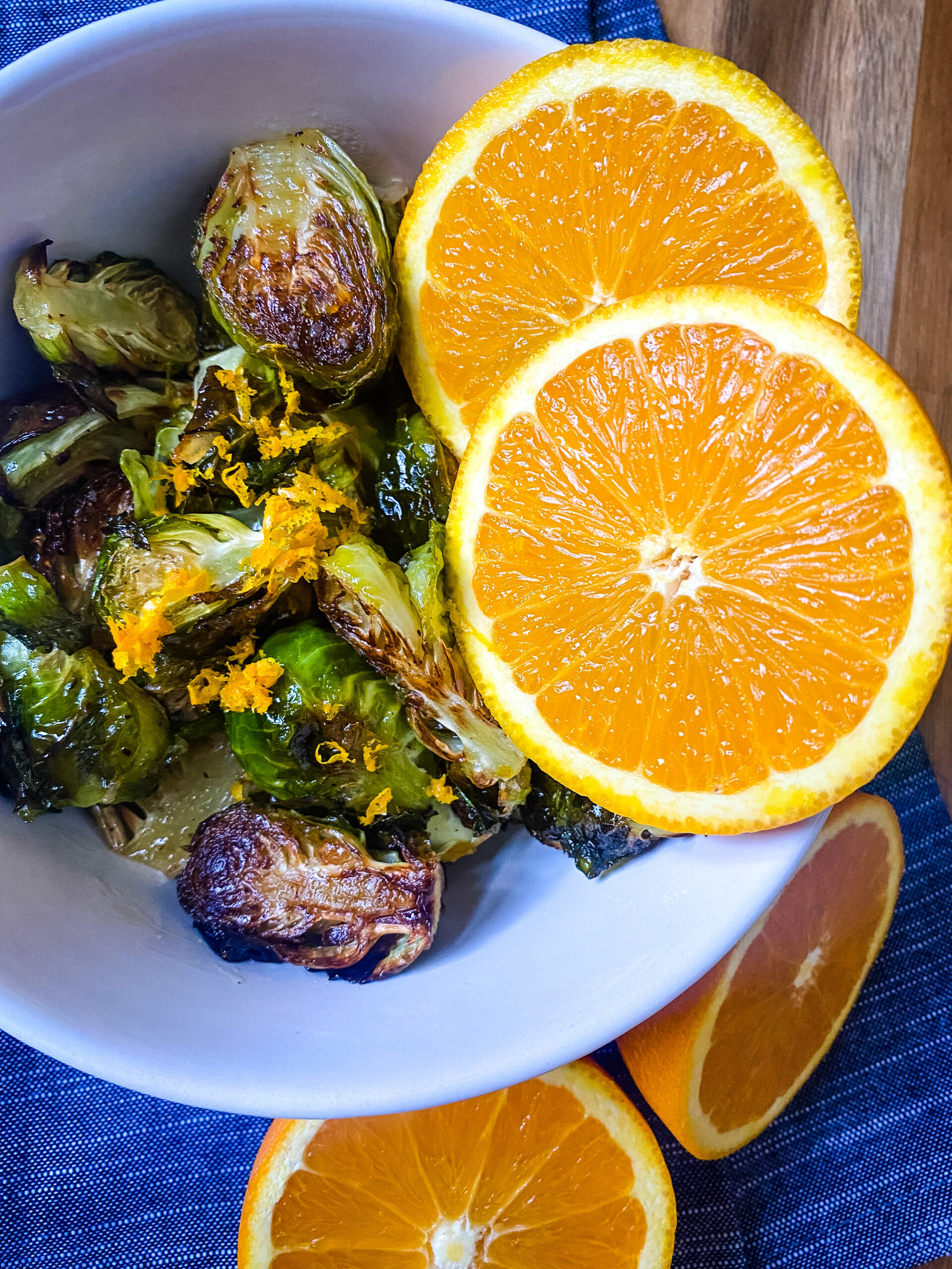 Citrus Glazed Brussels Sprouts - Cooking With Fudge