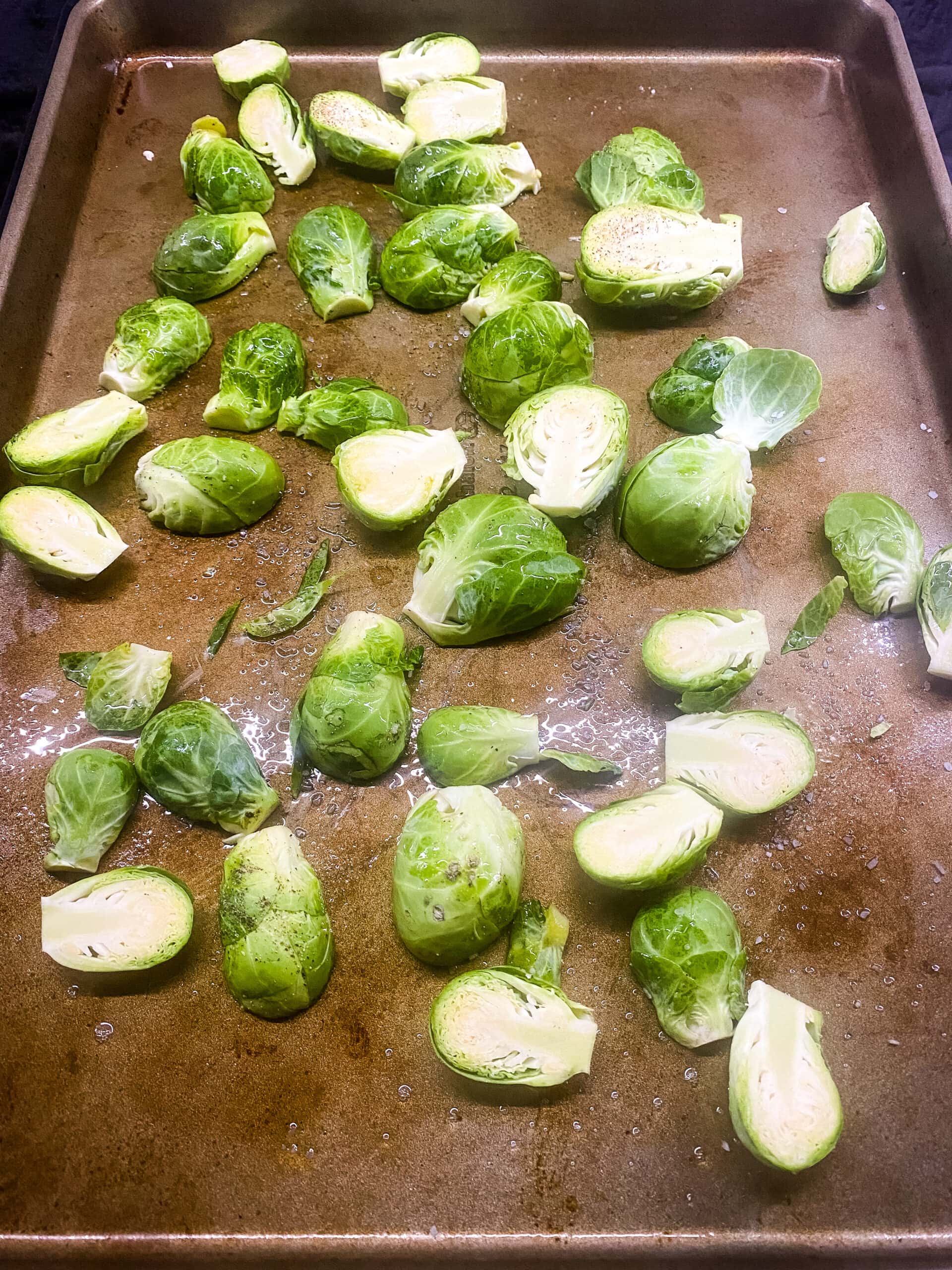 Citrus Glazed Brussels Sprouts - Cooking With Fudge