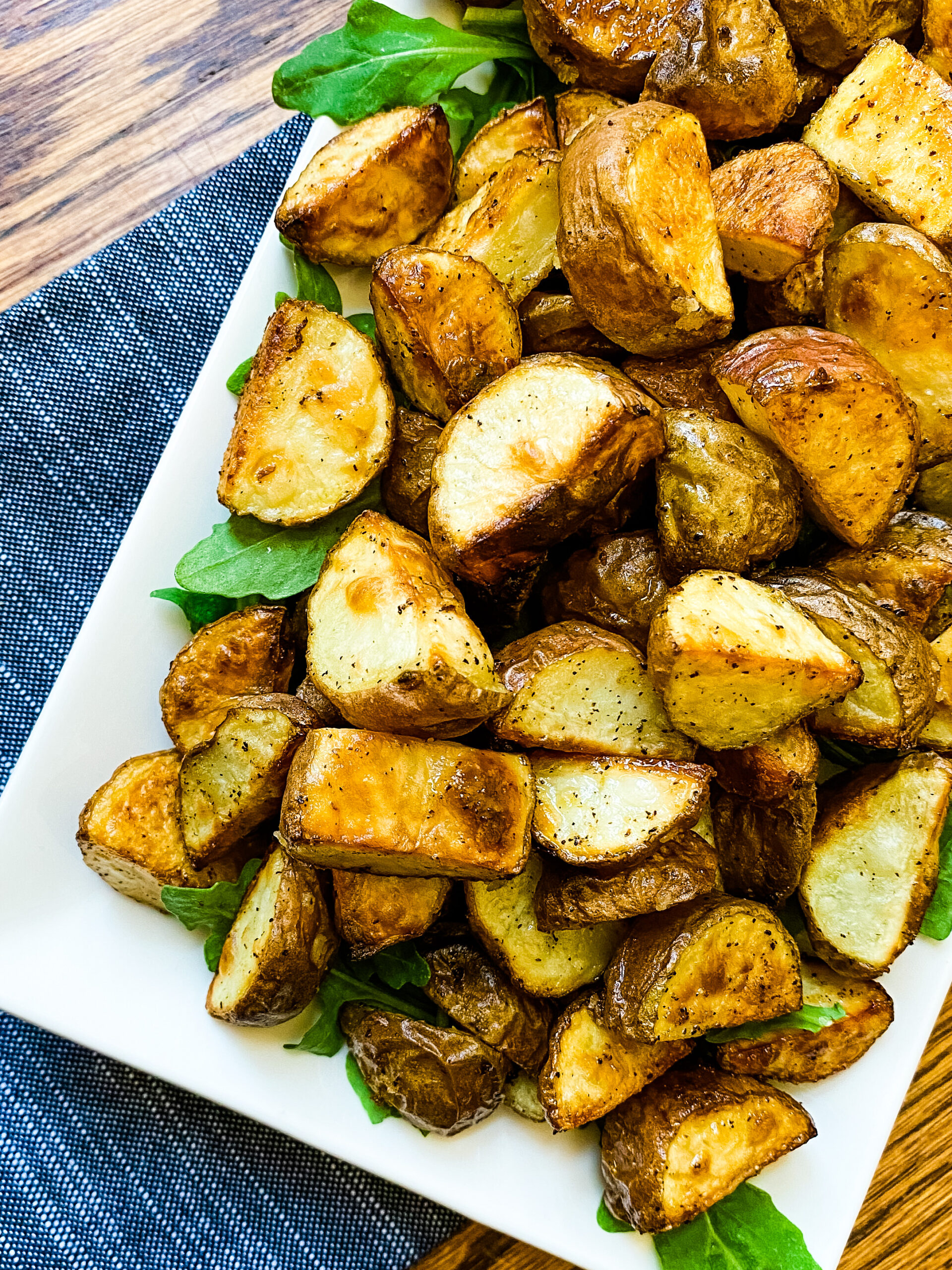 Crispy Oven Roasted Potatoes - Cooking With Fudge