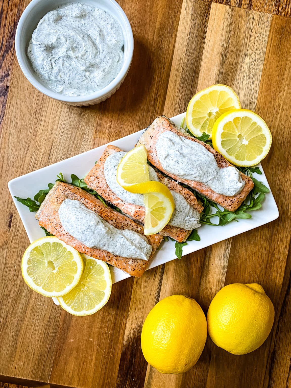 Salmon With Lemon Dill Sauce Cooking With Fudge