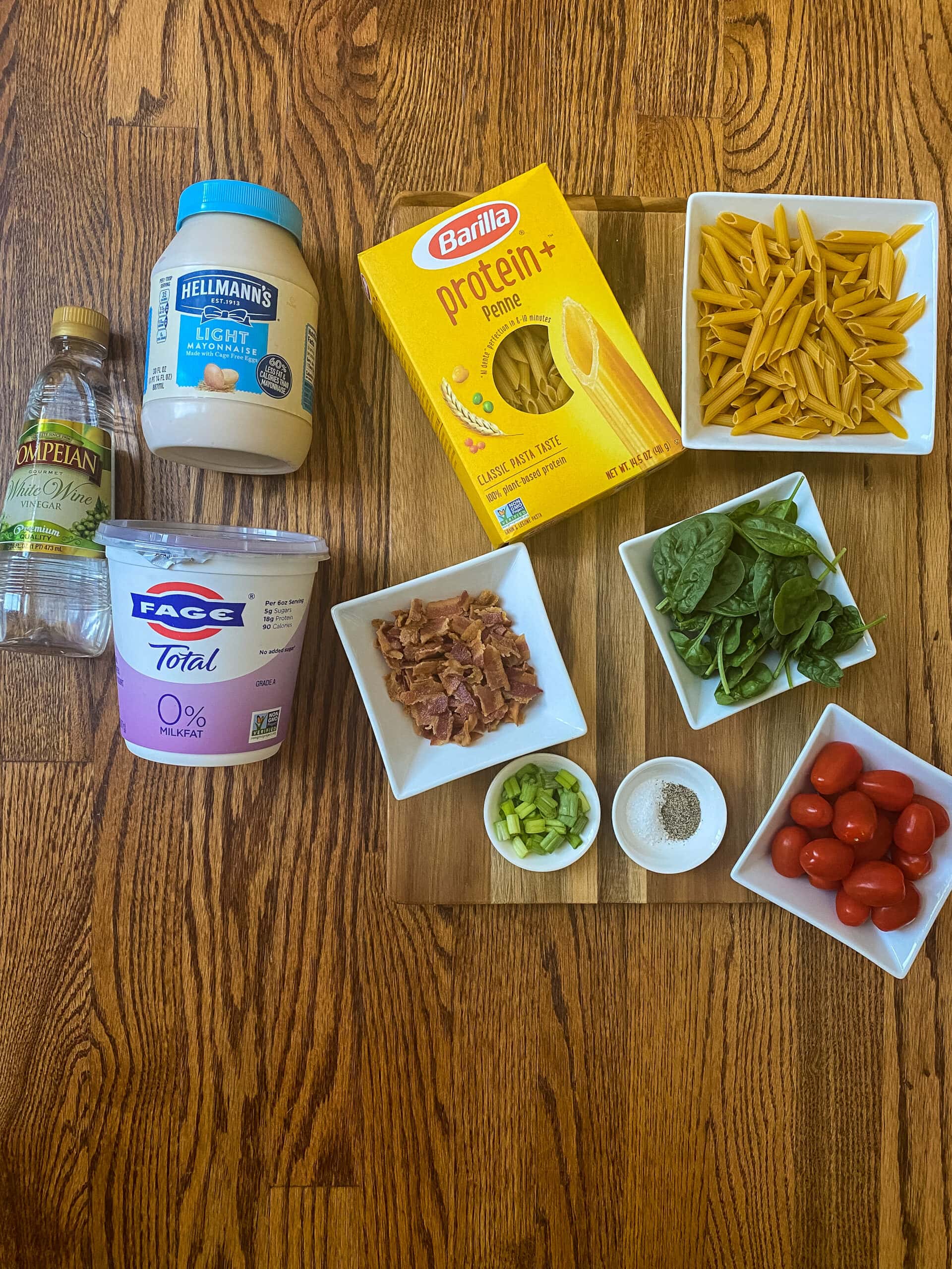 BLT Pasta Salad - Cooking With Fudge